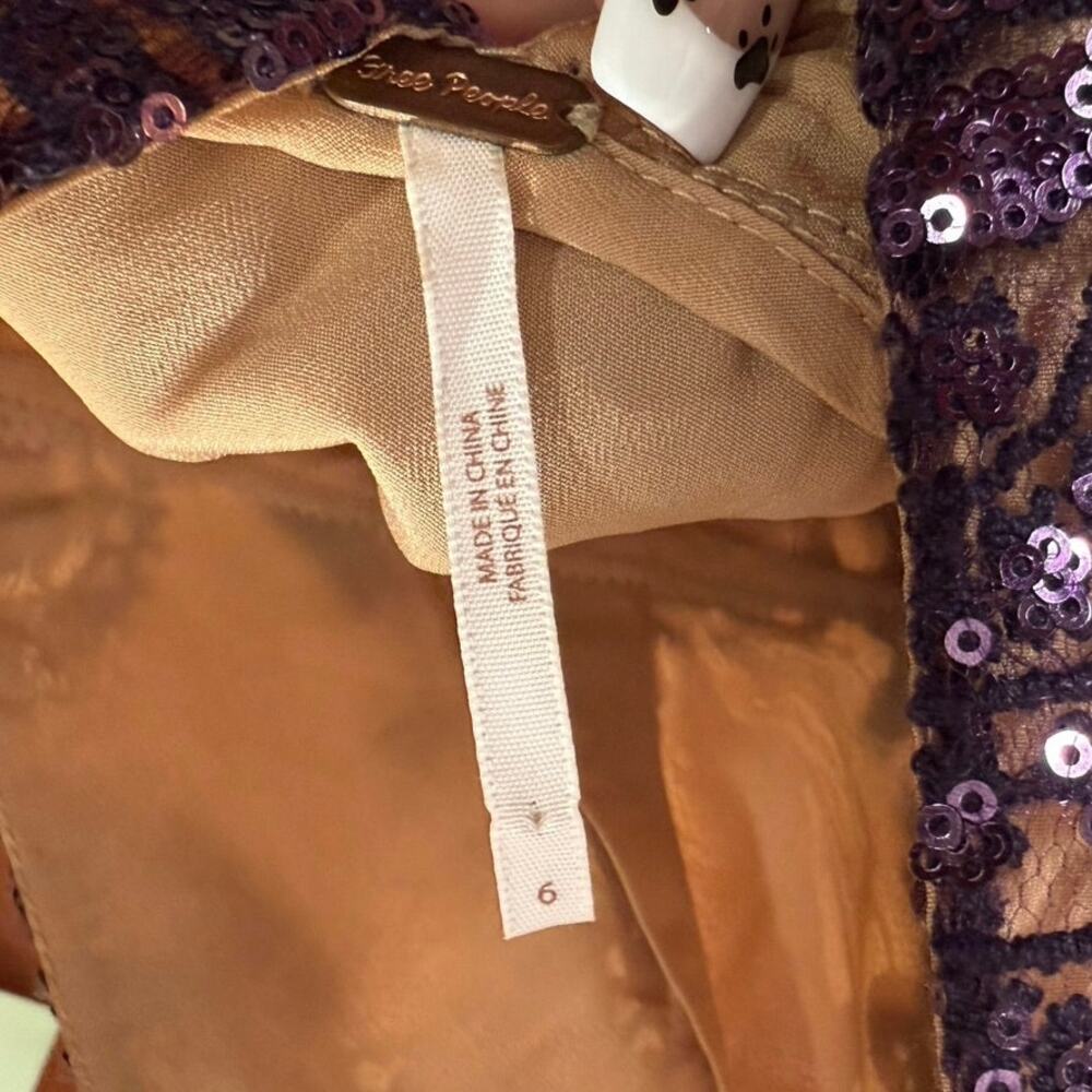 Free People Night Shimmer Mini Dress - Picture 5 of 11